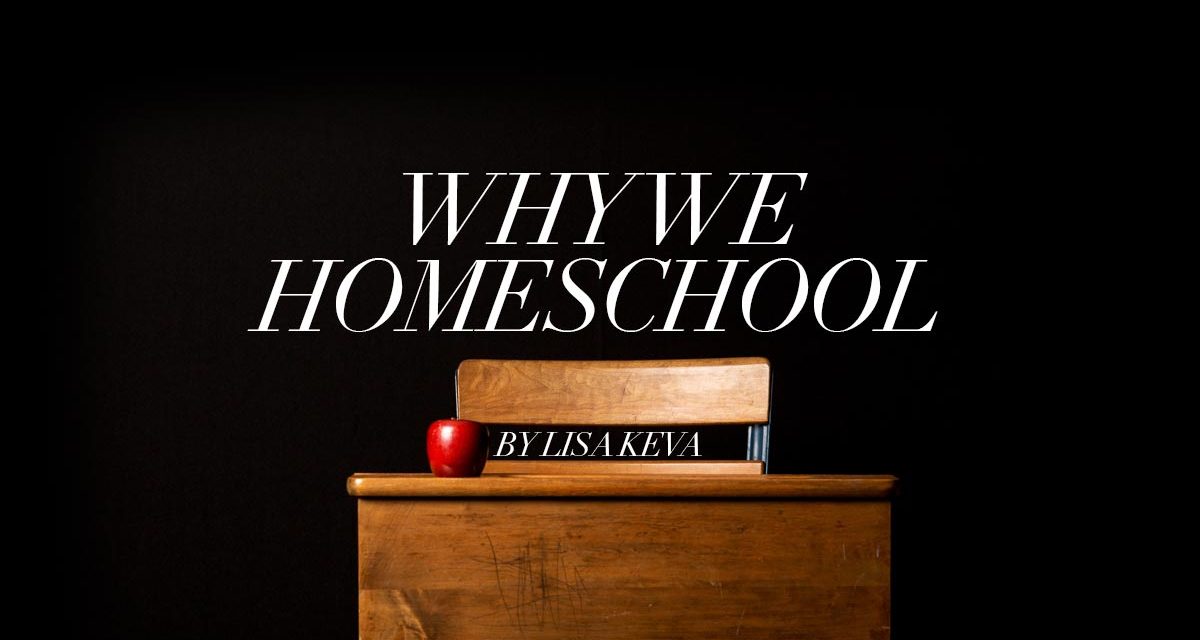Why we homeschool