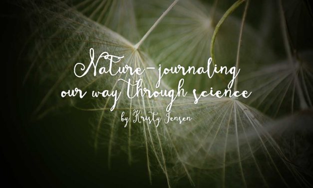 Nature journaling our way through science