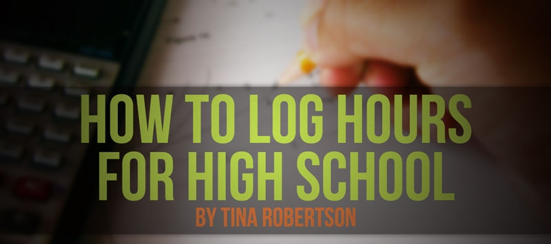 How to Log Hours for High School