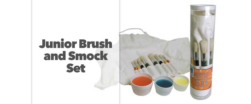 Junior Brush and Smock Set