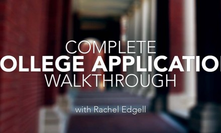 Complete College Application Walkthrough