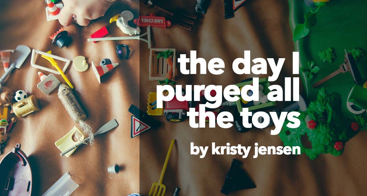 The day I purged all the toys
