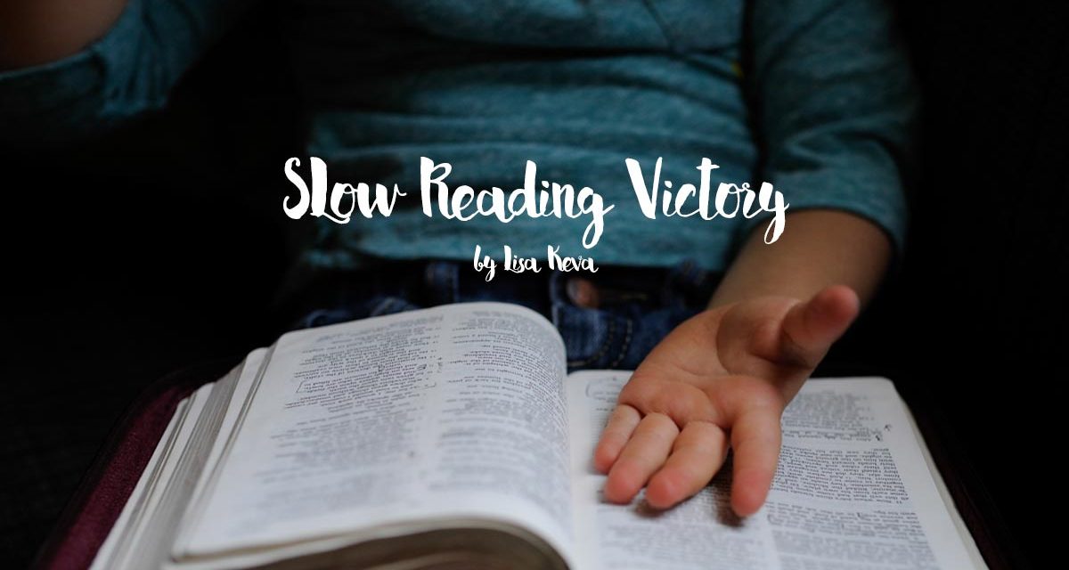 Slow reading victory!