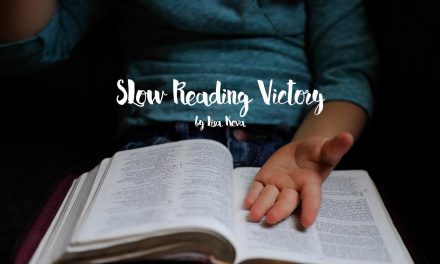Slow reading victory!