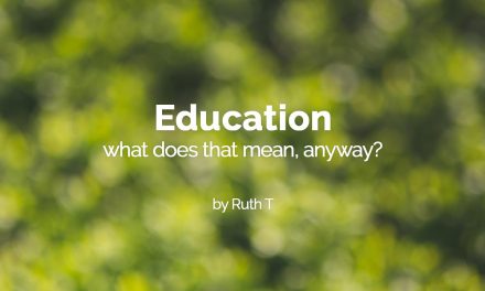 Education: what does that mean anyway?