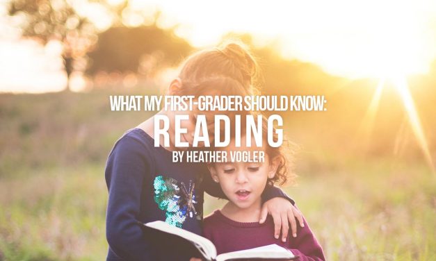 What should my first grader know – reading