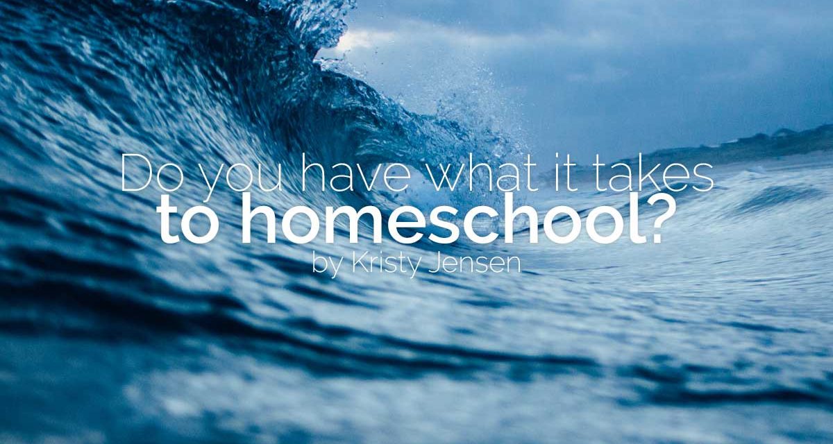 Do you have what it takes to homeschool?