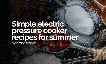 Simple electric pressure cooker recipes for summer