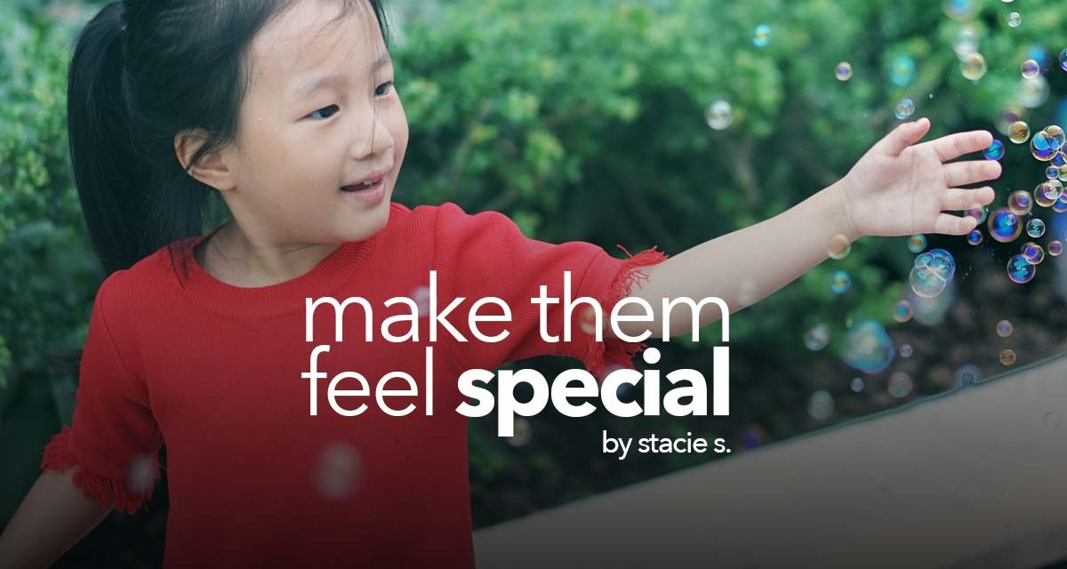 Making your kids feel special