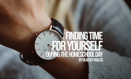 Finding time for yourself during the homeschool day