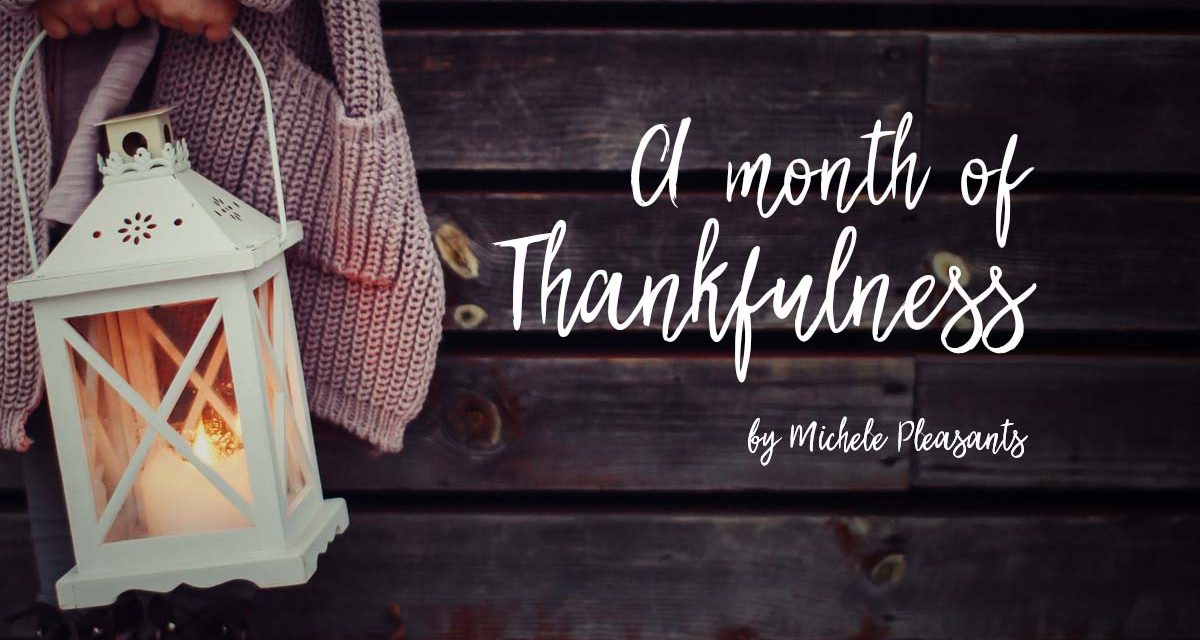 A Month of Thankfulness