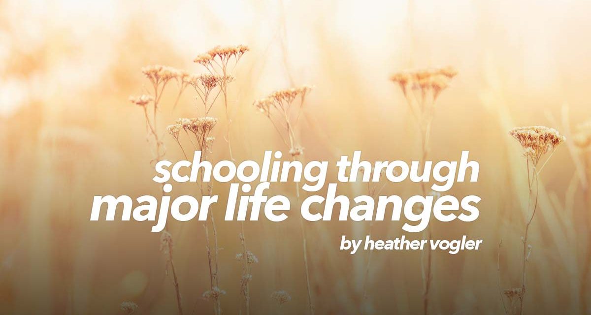 Schooling through major life changes