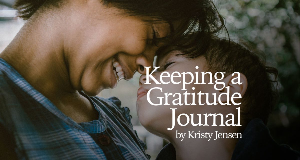 Keeping a gratitude journal