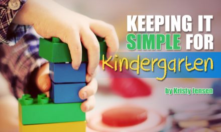 Keeping It Simple For Kindergarten
