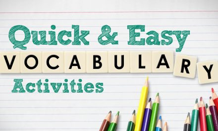 Quick & Easy Vocabulary Activities