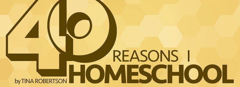 40 Reasons I Homeschool