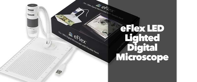 eFlex LED Lighted Digital Microscope